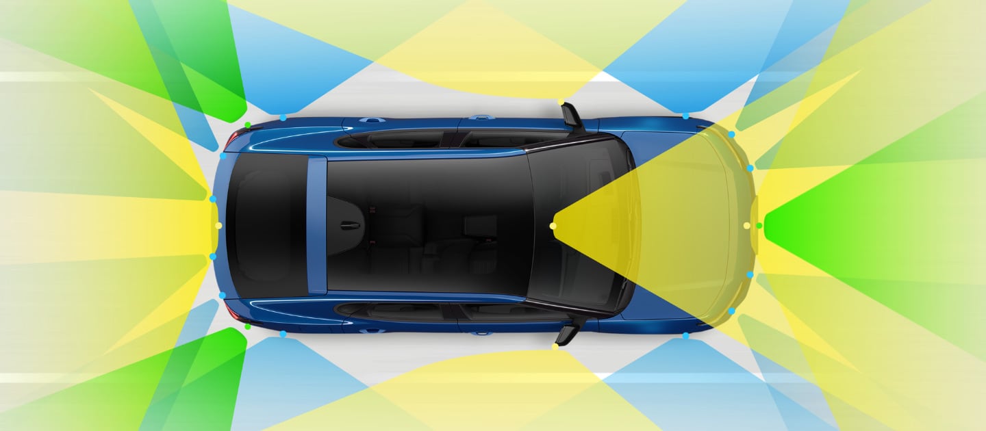 Ford Capri®  Safety first features graphic